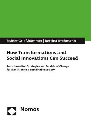 cover image of How Transformations and Social Innovations Can Succeed